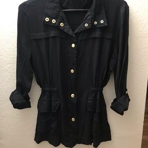 Black Drawstring Jacket